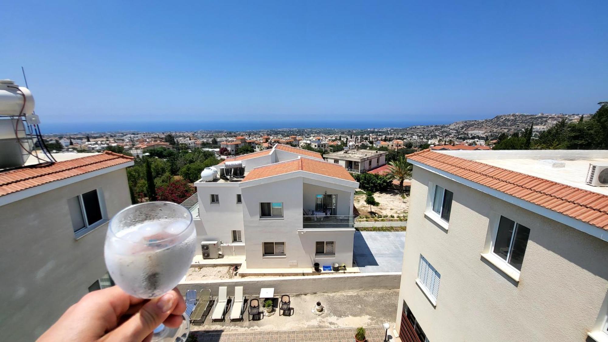 Calm Seaview Nest In Peyia Apartman Kültér fotó